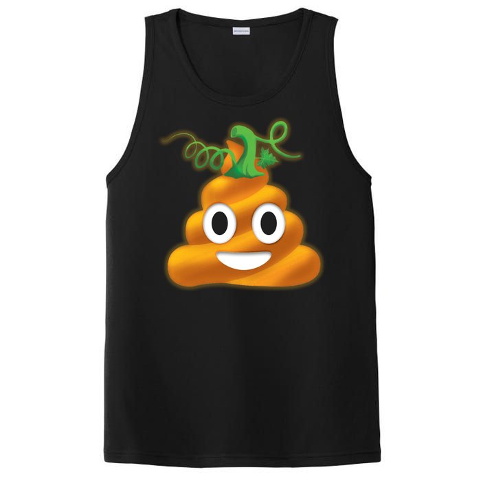 Halloween Pumpkin Poop Emoji PosiCharge Competitor Tank