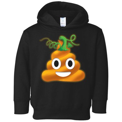 Halloween Pumpkin Poop Emoji Toddler Hoodie