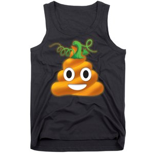 Halloween Pumpkin Poop Emoji Tank Top