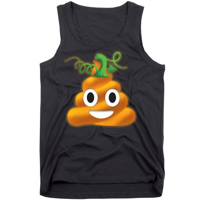 Halloween Pumpkin Poop Emoji Tank Top