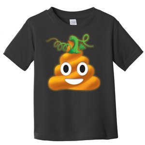 Halloween Pumpkin Poop Emoji Toddler T-Shirt