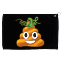 Halloween Pumpkin Poop Emoji Grommeted Golf Towel