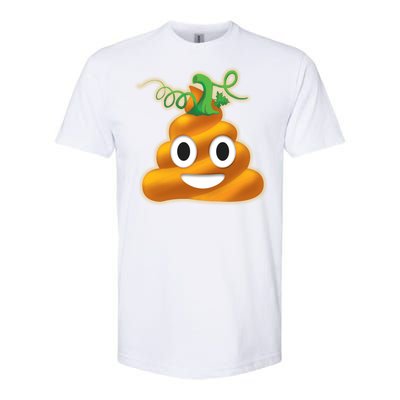 Halloween Pumpkin Poop Emoji Softstyle® CVC T-Shirt