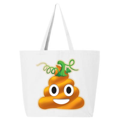 Halloween Pumpkin Poop Emoji 25L Jumbo Tote