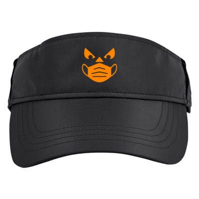 Halloween Quarantine Cut Out Jack O'Lantern Wearing Mask Adult Drive Performance Visor