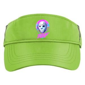 Halloween Retro 80's TGIF Jason Mask Adult Drive Performance Visor