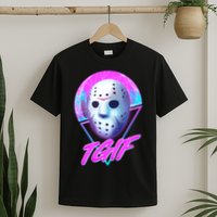 Halloween Retro 80's TGIF Jason Mask T-Shirt