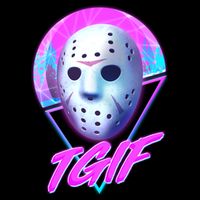 Halloween Retro 80's TGIF Jason Mask T-Shirt