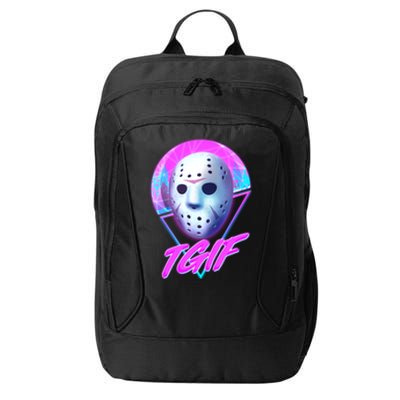 Halloween Retro 80's TGIF Jason Mask City Backpack