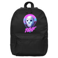 Halloween Retro 80's TGIF Jason Mask 16 in Basic Backpack