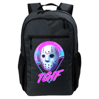 Halloween Retro 80's TGIF Jason Mask Daily Commute Backpack