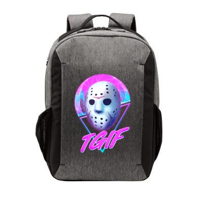 Halloween Retro 80's TGIF Jason Mask Vector Backpack