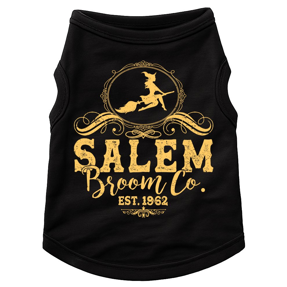 Halloween Salem Broom Co Est 1962 Doggie Tank
