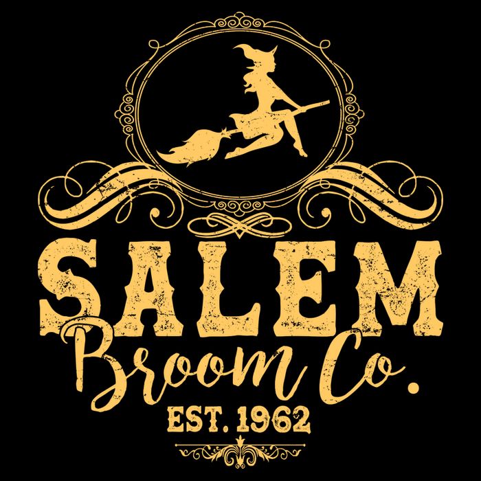 Halloween Salem Broom Co Est 1962 Tall T-Shirt