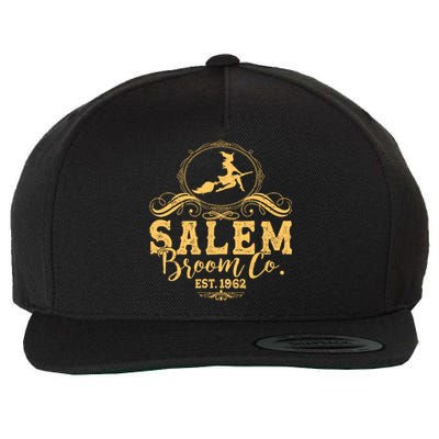 Halloween Salem Broom Co Est 1962 Wool Snapback Cap