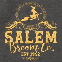 Halloween Salem Broom Co Est 1962 Vector Backpack