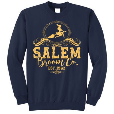 Halloween Salem Broom Co Est 1962 Tall Sweatshirt