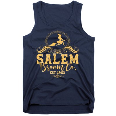 Halloween Salem Broom Co Est 1962 Tank Top