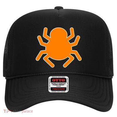Halloween Spider High Crown Mesh Back Trucker Hat