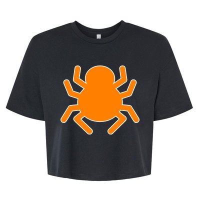 Halloween Spider Bella+Canvas Jersey Crop Tee