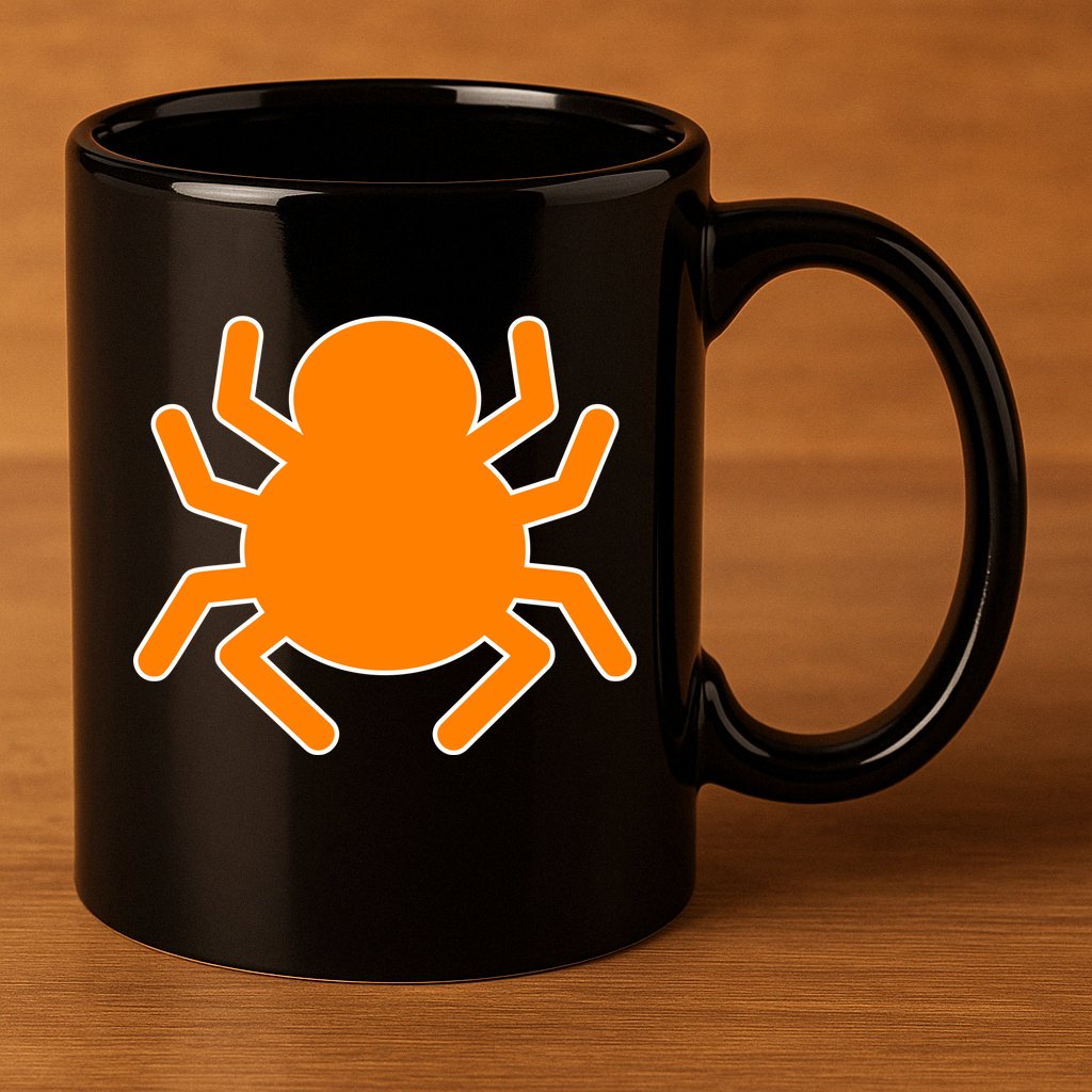 Halloween Spider 11oz C Handle Ceramic Mug