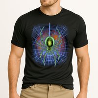 Halloween Spiderweb Creepy Spider Performance Shirt