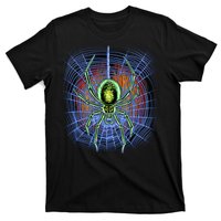 Halloween Spiderweb Creepy Spider T-Shirt