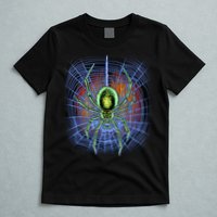Halloween Spiderweb Creepy Spider T-Shirt