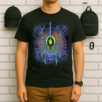 Halloween Spiderweb Creepy Spider T-Shirt