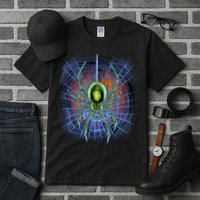 Halloween Spiderweb Creepy Spider Tall T-Shirt