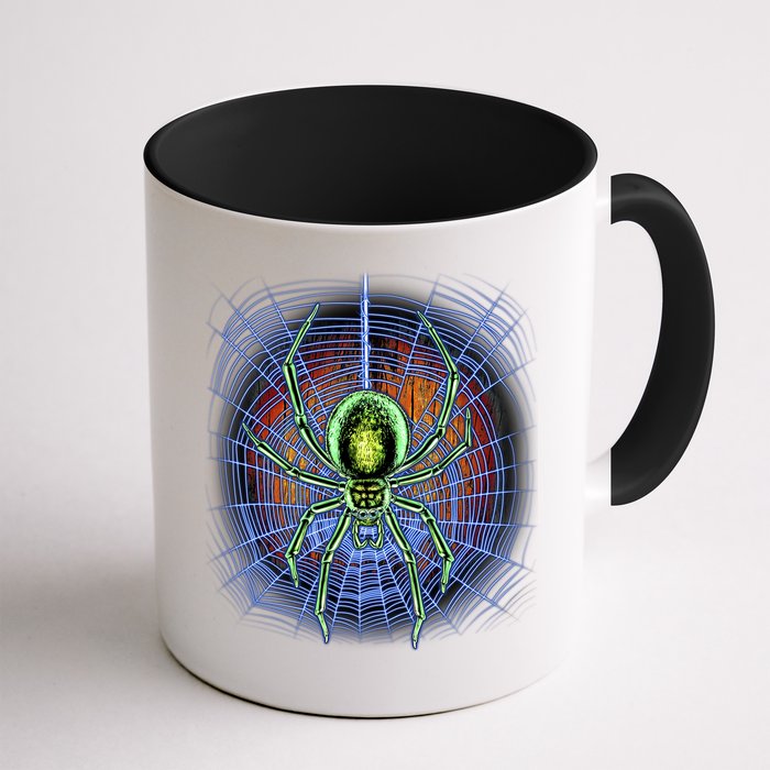 Halloween Spiderweb Creepy Spider Mug