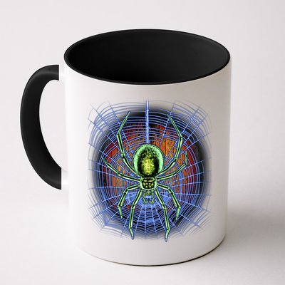 Halloween Spiderweb Creepy Spider Mug