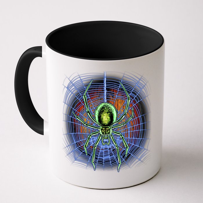 Halloween Spiderweb Creepy Spider Mug