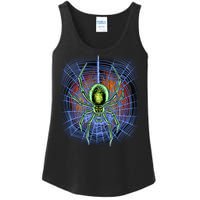 Halloween Spiderweb Creepy Spider Ladies Essential Tank