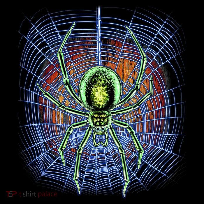 Halloween Spiderweb Creepy Spider Magnet
