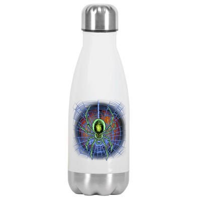 Halloween Spiderweb Creepy Spider Stainless Steel Insulated Water Bottle