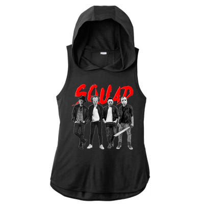 Halloween SQUAD Ladies PosiCharge Tri-Blend Wicking Draft Hoodie Tank