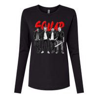 Halloween SQUAD Womens Cotton Relaxed Long Sleeve T-Shirt