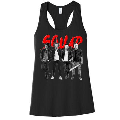 Halloween SQUAD Women's Racerback Tank