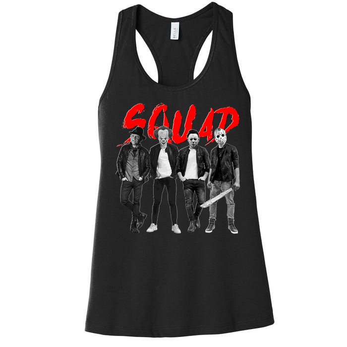 Halloween SQUAD Women's Racerback Tank