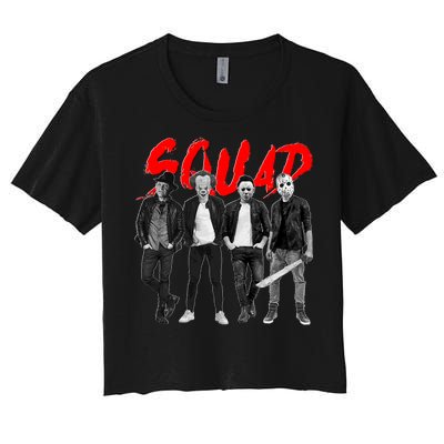 Halloween SQUAD Women's Crop Top Tee