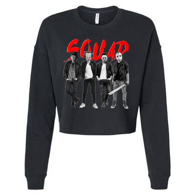 Halloween SQUAD Cropped Pullover Crew