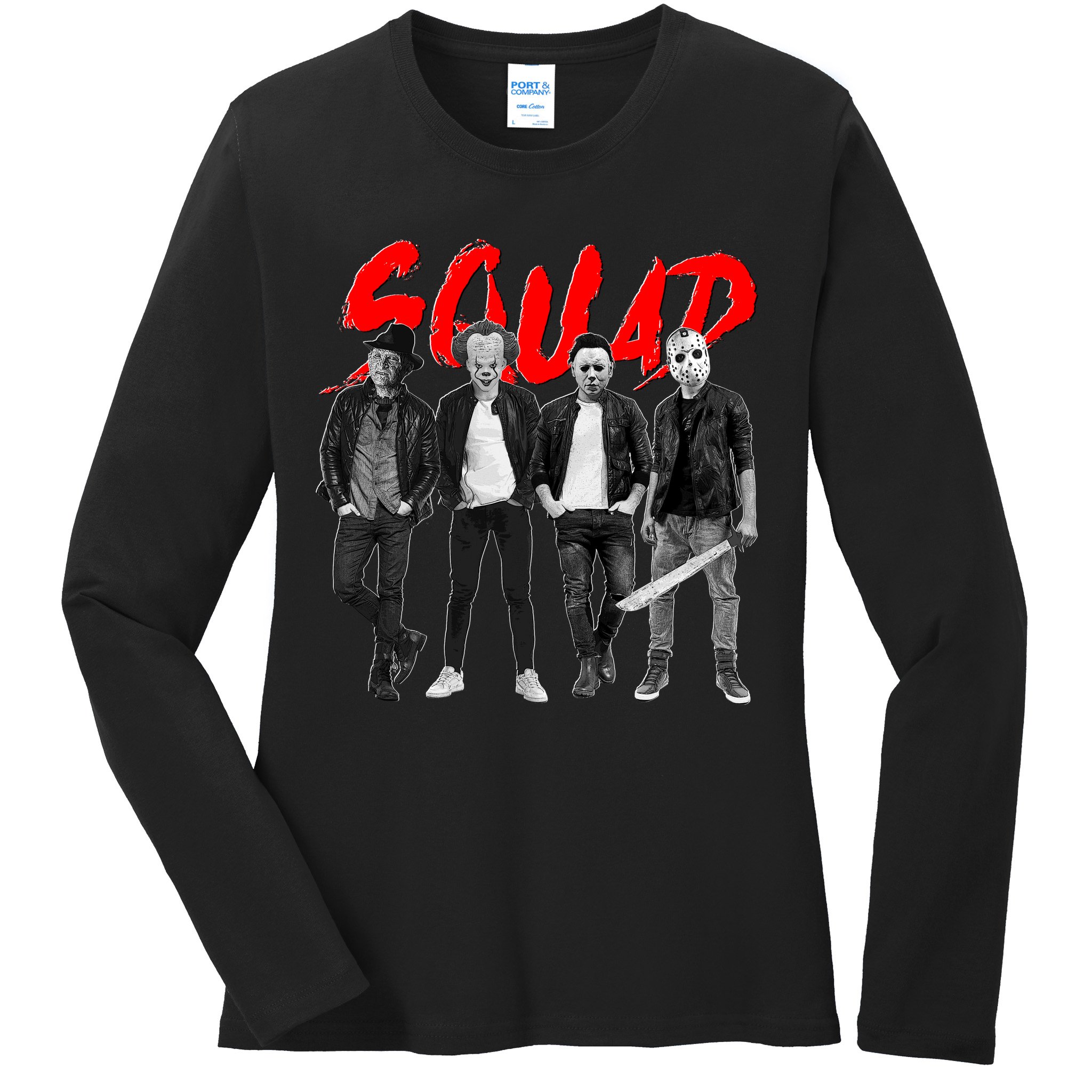 Halloween SQUAD Ladies Long Sleeve Shirt