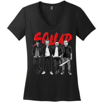 Halloween SQUAD Women's V-Neck T-Shirt