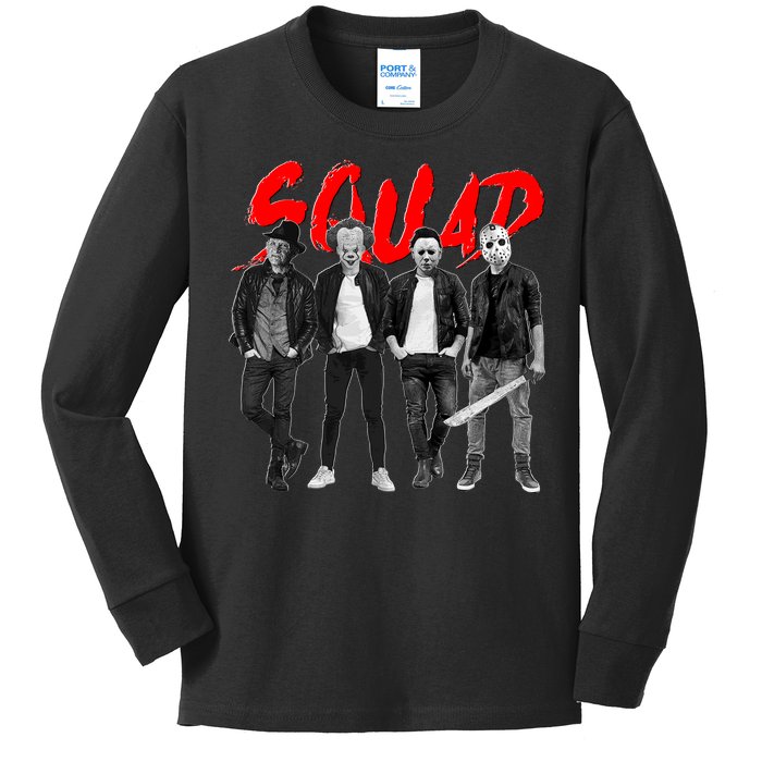 Halloween SQUAD Kids Long Sleeve Shirt