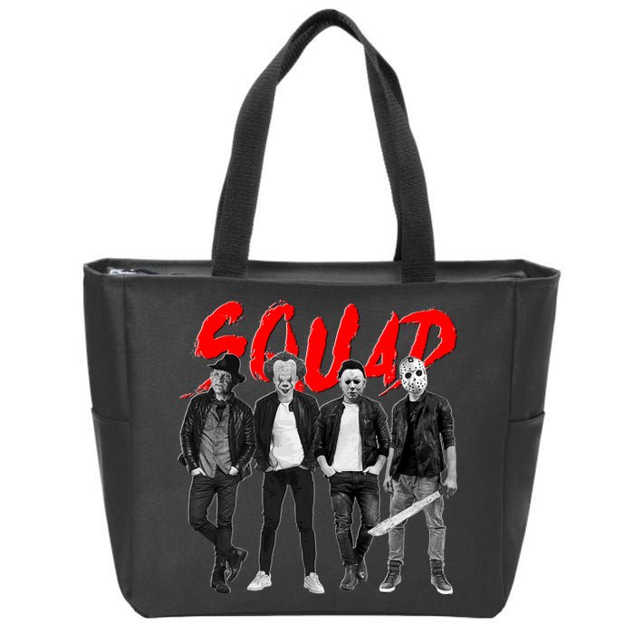 Halloween SQUAD Zip Tote Bag