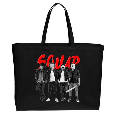 Halloween SQUAD Cotton Canvas Jumbo Tote