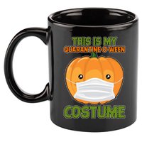 Halloween This is My Quarantine-O-Ween Costume Pumpkin 11oz C Handle Ceramic Mug