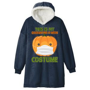 Halloween This is My Quarantine-O-Ween Costume Pumpkin Hooded Wearable Blanket