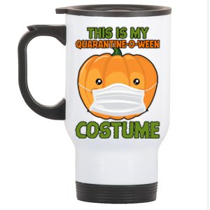 Halloween This is My Quarantine-O-Ween Costume Pumpkin Stainless Steel Travel Mug